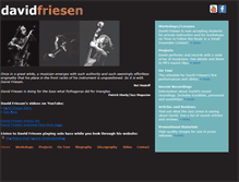 Tablet Screenshot of davidfriesen.net